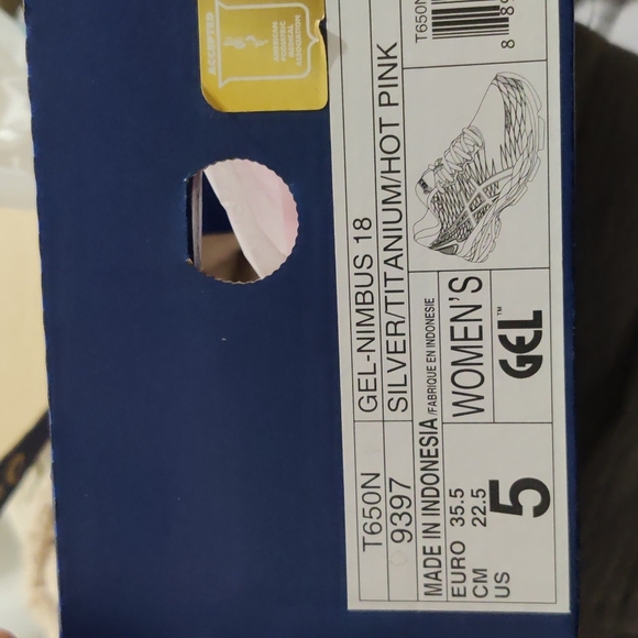 ASICS GEL-NIMBUS 18 - RUNNING SHOES - WOMEN'S - SILVER/TITANIUM/HOT PINK - Picture 7 of 7